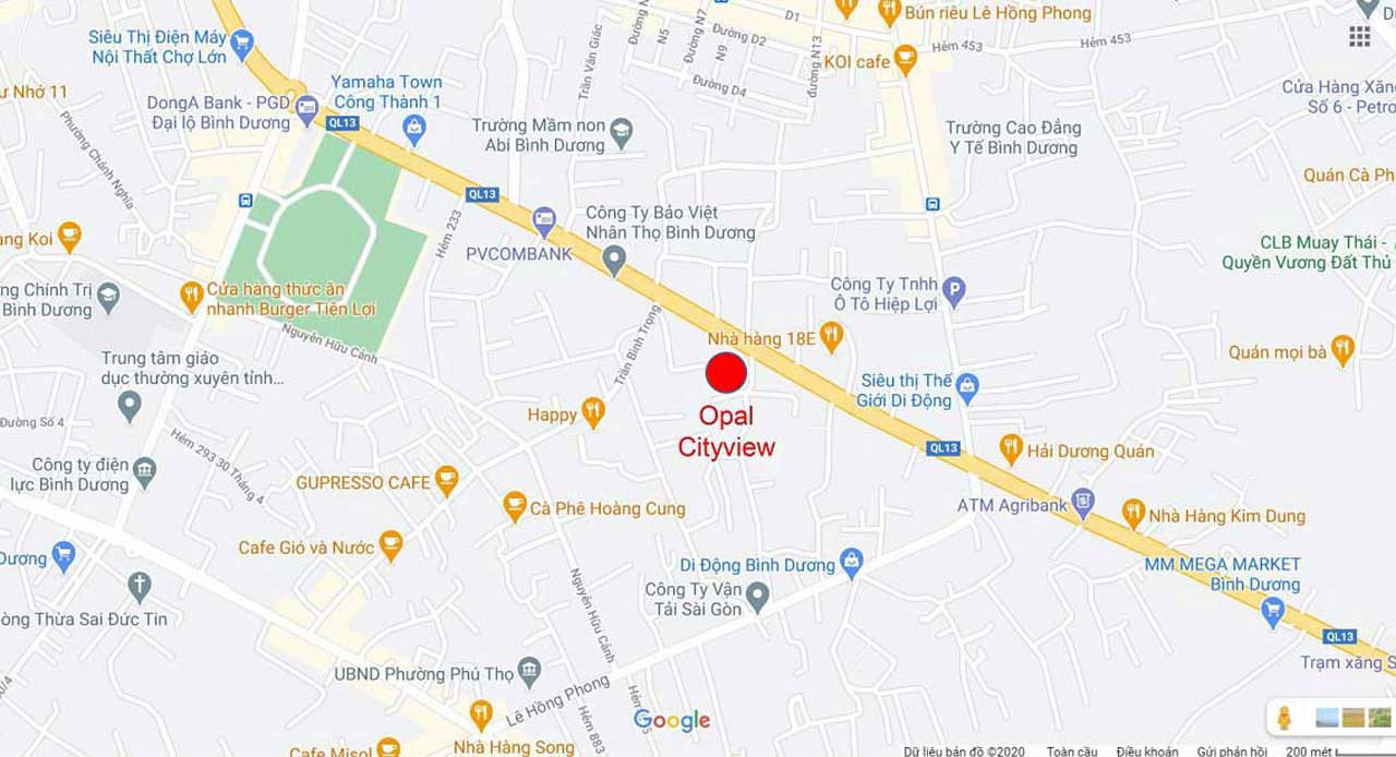 Vị trí Opal Cityview