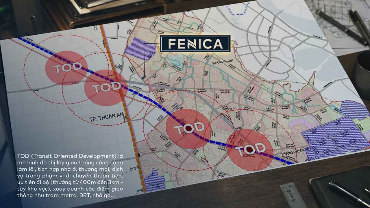 Vị trí dự án Fenica Bình Dương