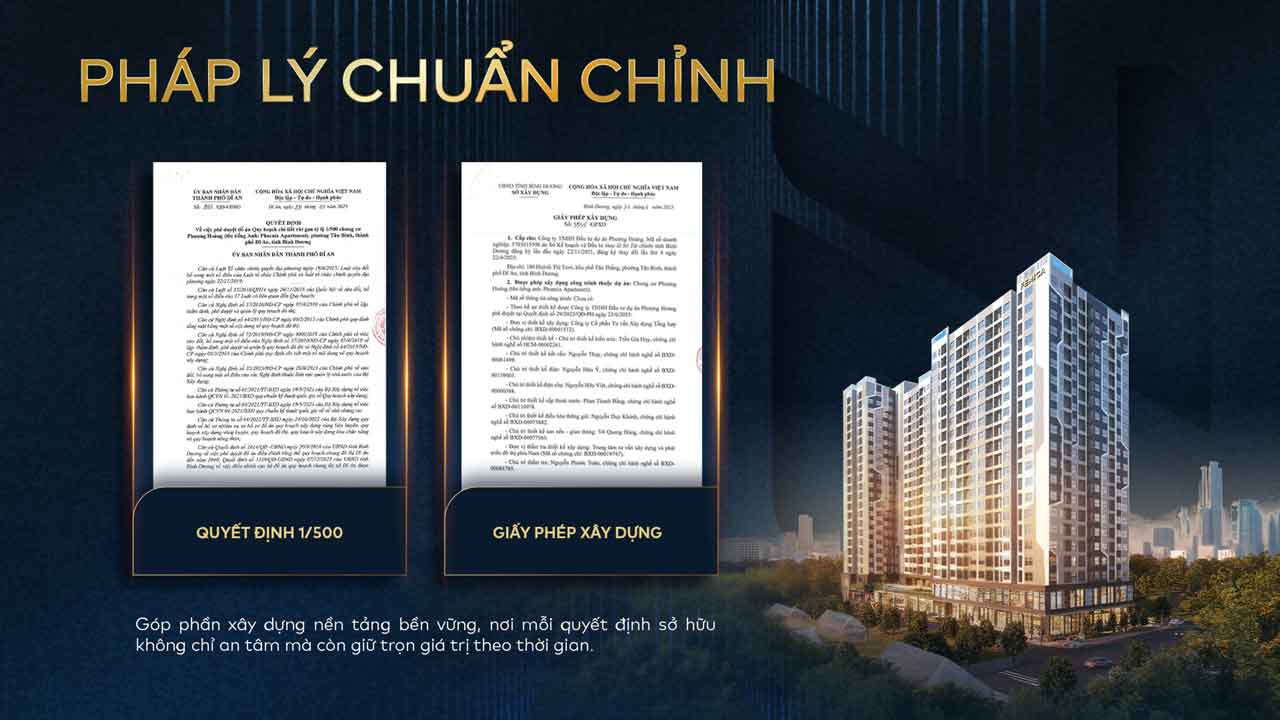 Giấy phép xây dựng Fenica Dĩ An