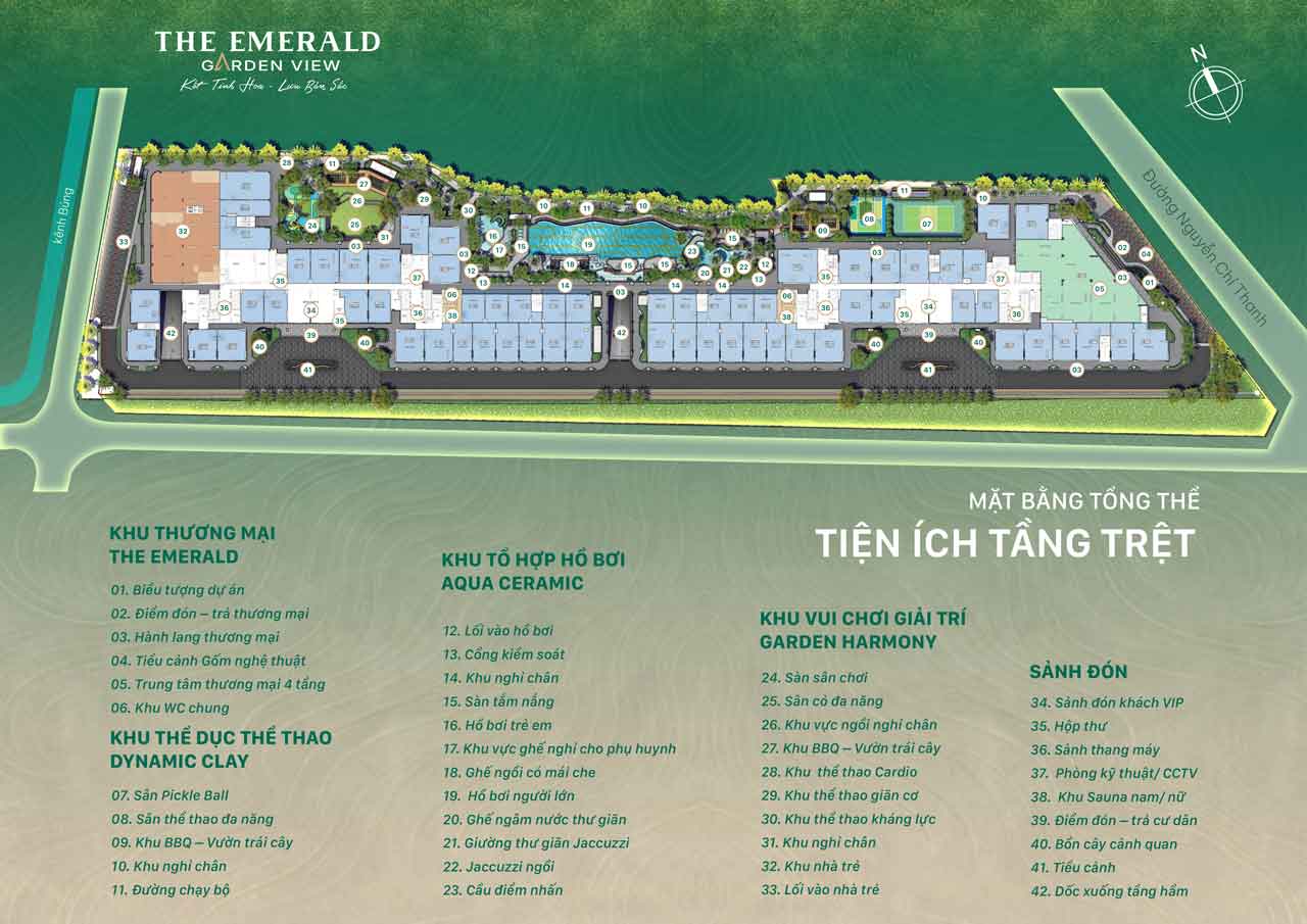 Tiện ích dự án The Emerald Garden View
