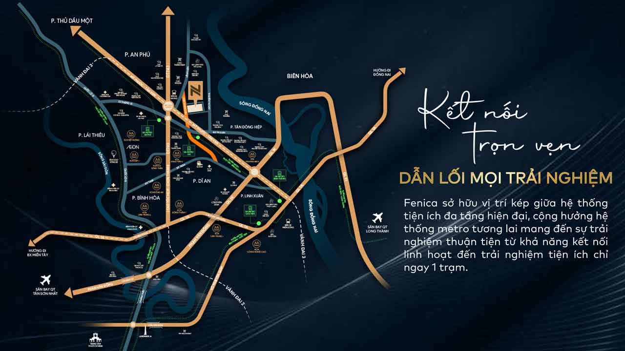 Kết nối vùng Fenica Dĩ An