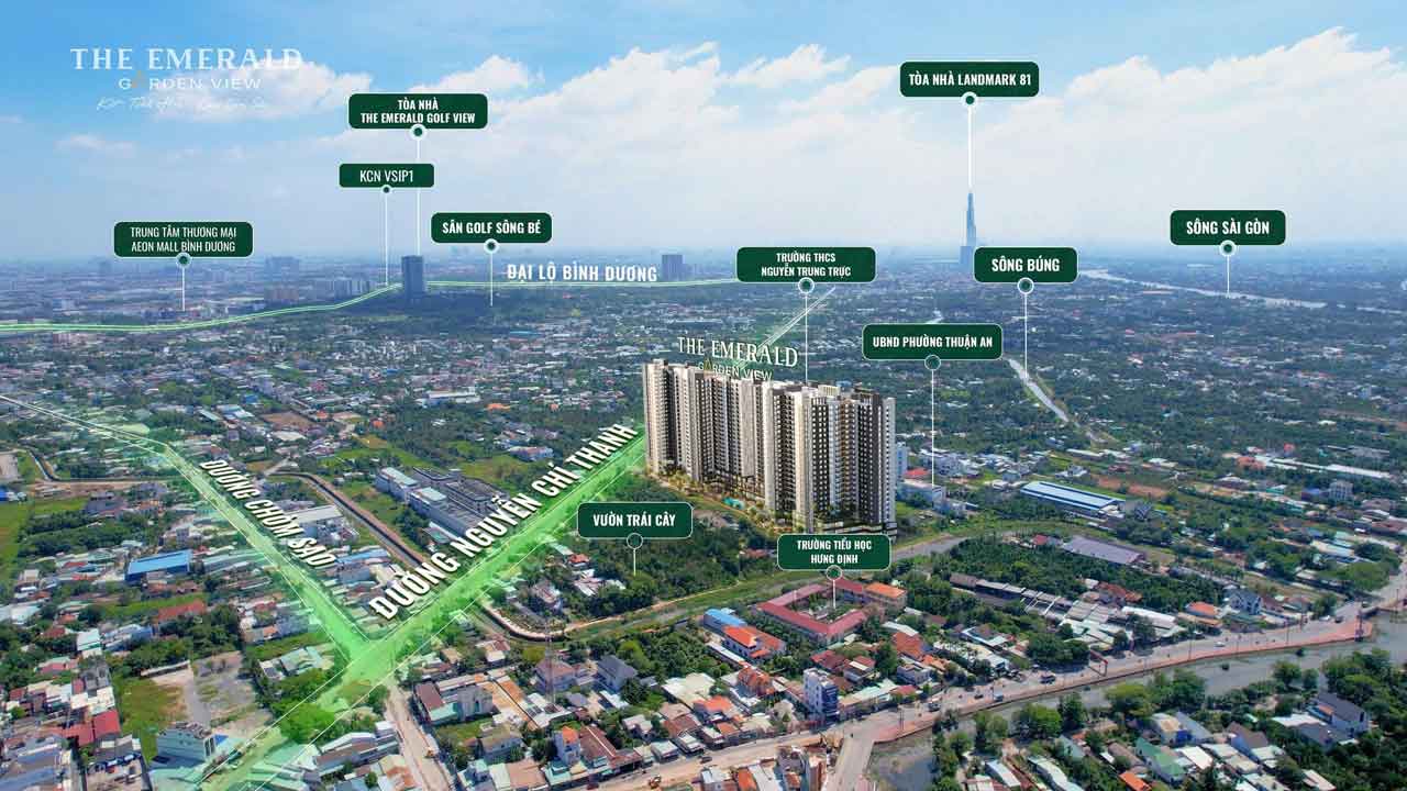 Vị trí Emerald Garden View