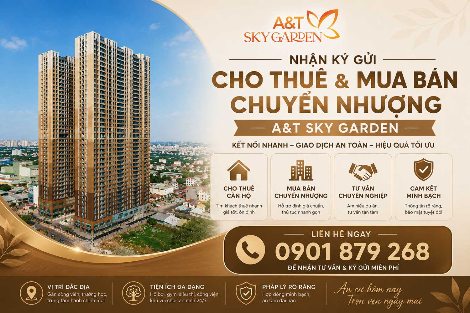 Soraland nhận ký gửi A&T Sky Garden chuyển nhượng