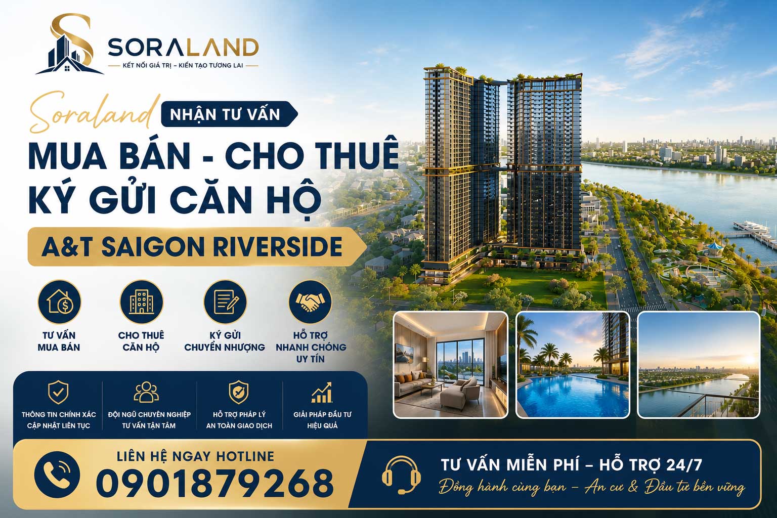 Cho thuê A&T Saigon Riverside