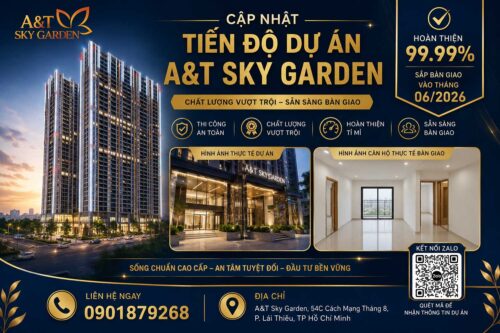 Tiến độ AT Sky Garden Bình Dương